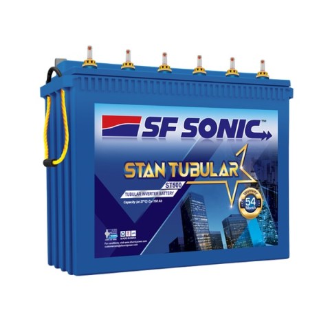 SF SONIC Stan Tubular ST500 Battery 150Ah  inverter chennai